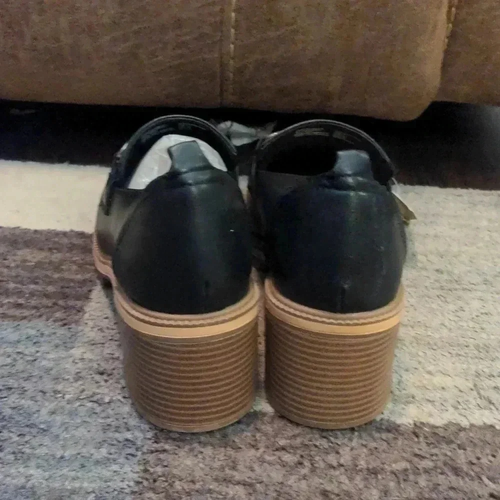 Time and Tru Women's Block Heel Loafers